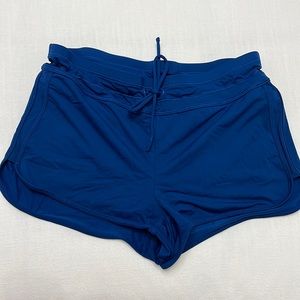 Athleta Blue Surge Shorts, size XS